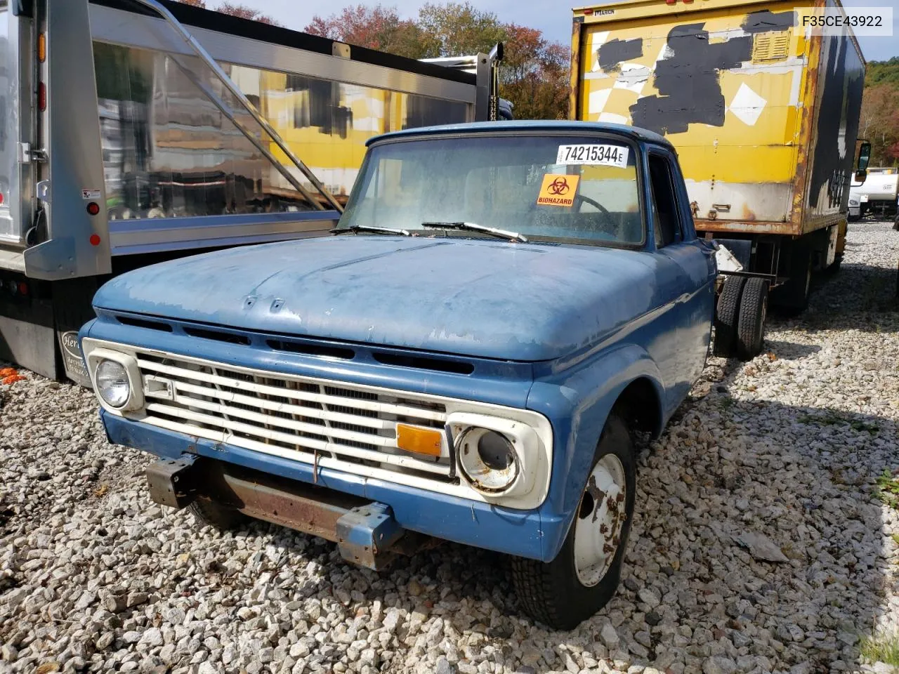 1963 Ford F-350 VIN: F35CE43922 Lot: 74215344