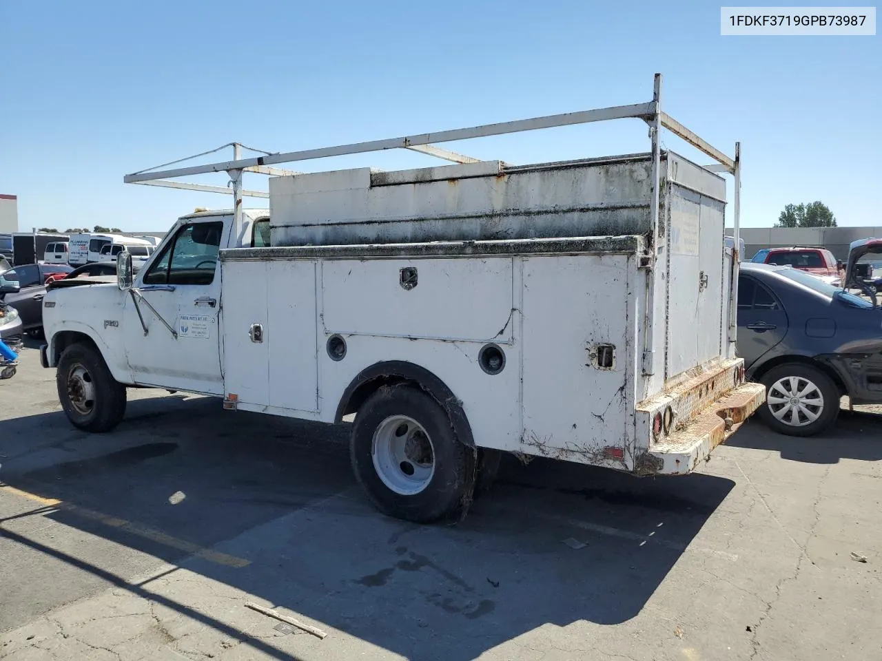 1986 Ford F350 VIN: 1FDKF3719GPB73987 Lot: 60968364