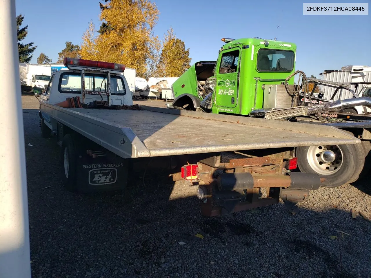 1987 Ford F350 VIN: 2FDKF3712HCA08446 Lot: 79937534