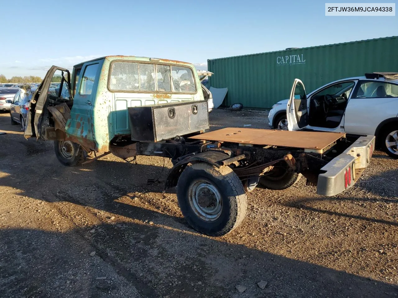 1988 Ford F350 VIN: 2FTJW36M9JCA94338 Lot: 72355054