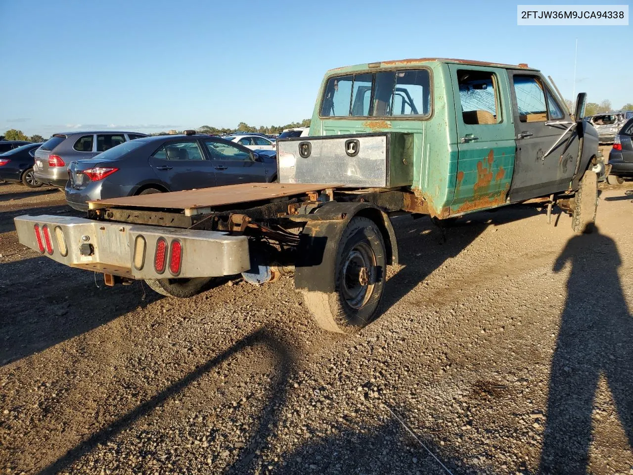 1988 Ford F350 VIN: 2FTJW36M9JCA94338 Lot: 72355054