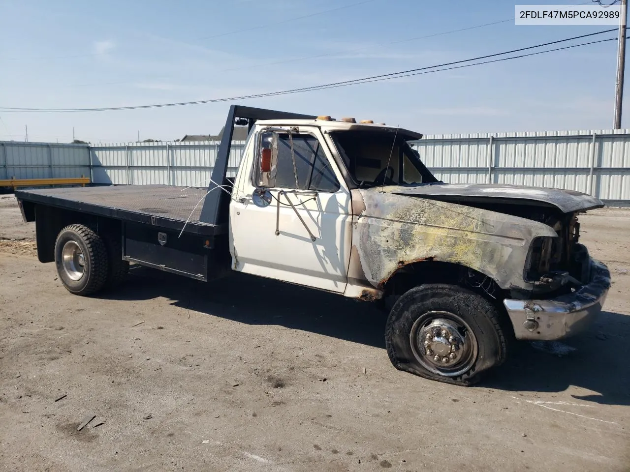 1993 Ford F Super Duty VIN: 2FDLF47M5PCA92989 Lot: 72110074