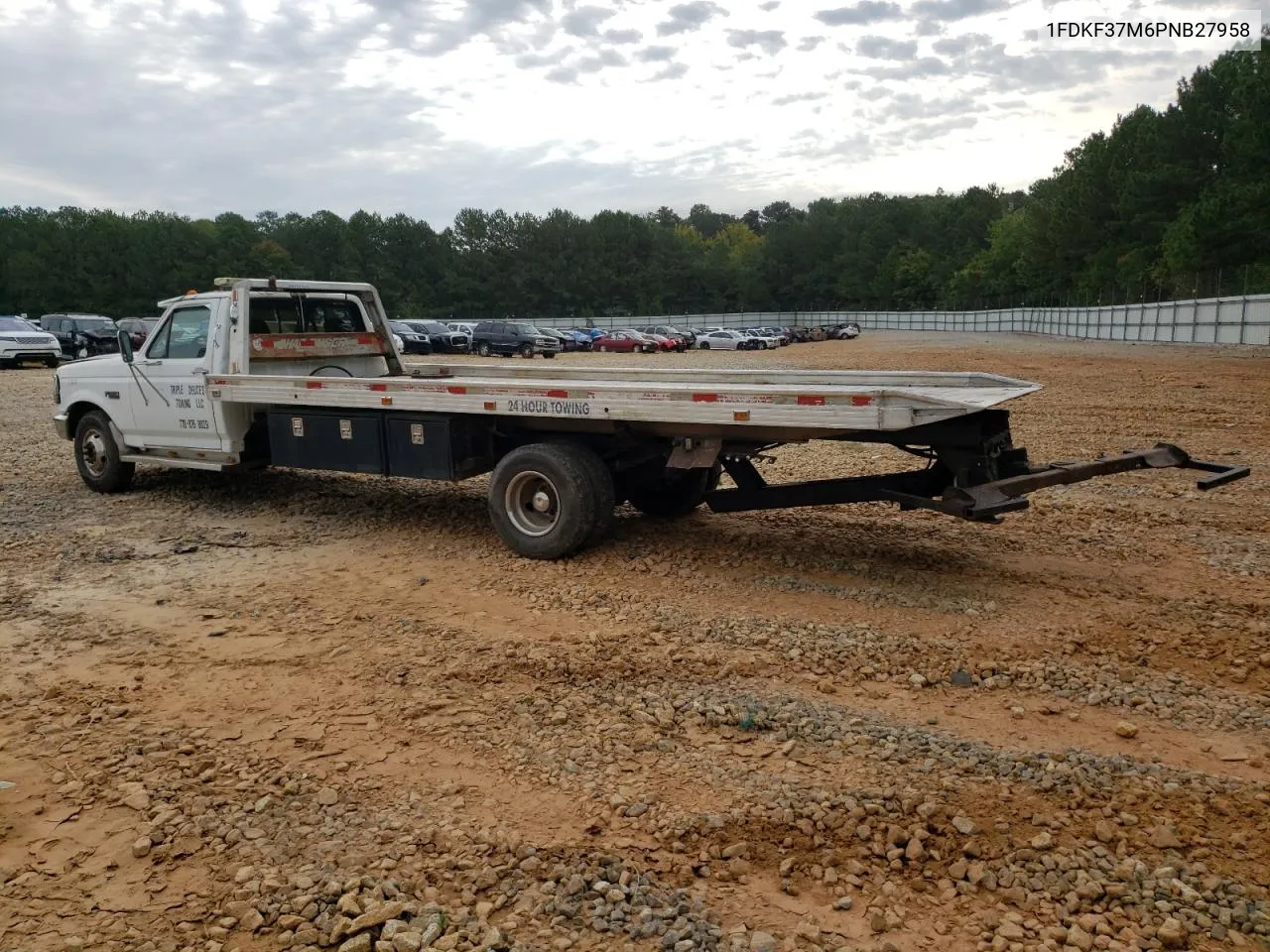 1993 Ford F350 VIN: 1FDKF37M6PNB27958 Lot: 74579804