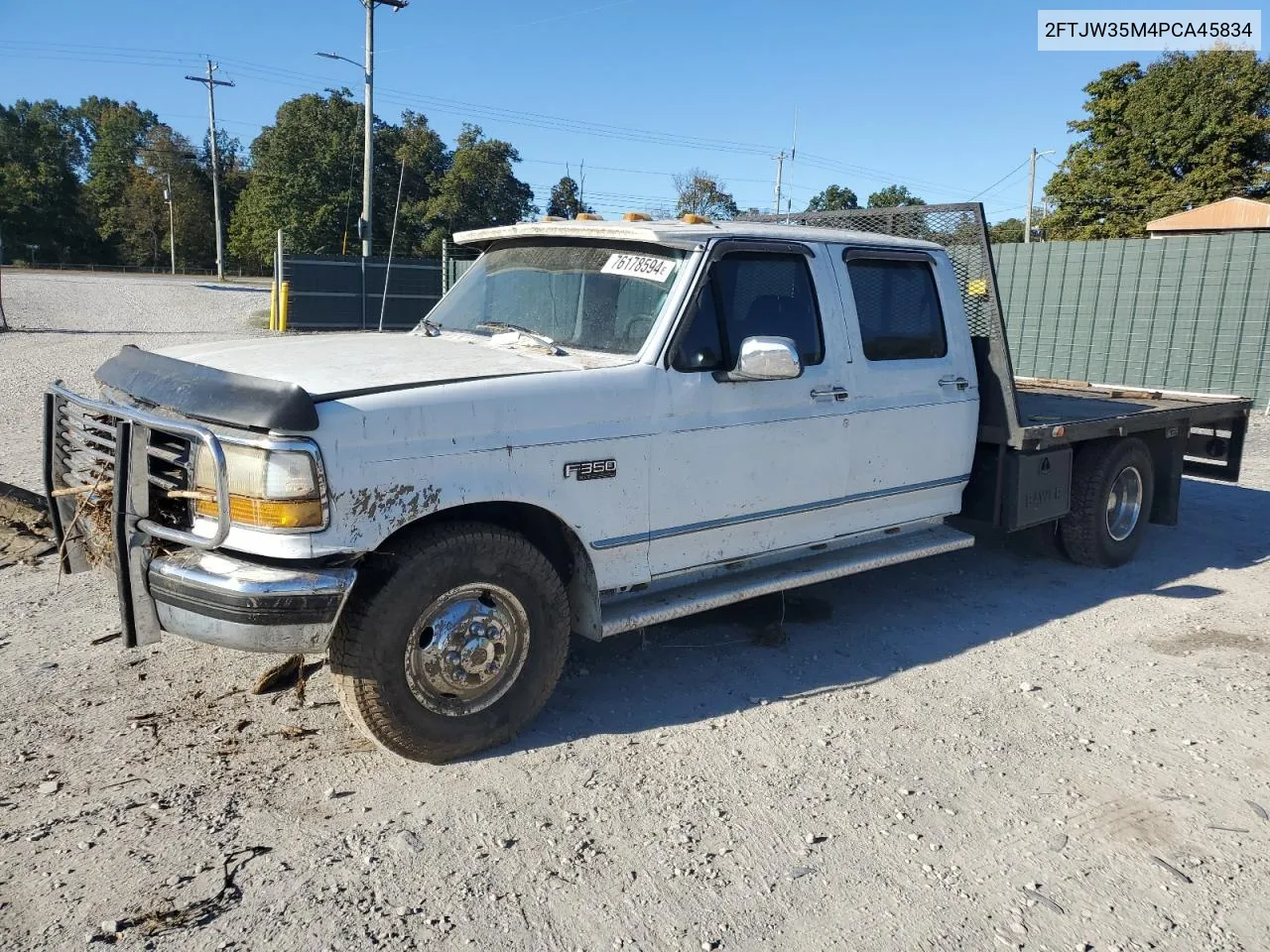 1993 Ford F350 VIN: 2FTJW35M4PCA45834 Lot: 76178594