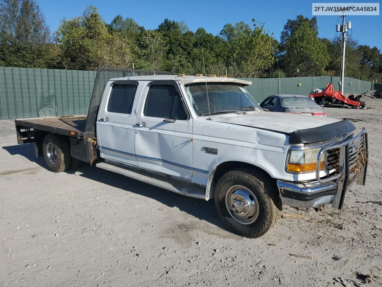 1993 Ford F350 VIN: 2FTJW35M4PCA45834 Lot: 76178594