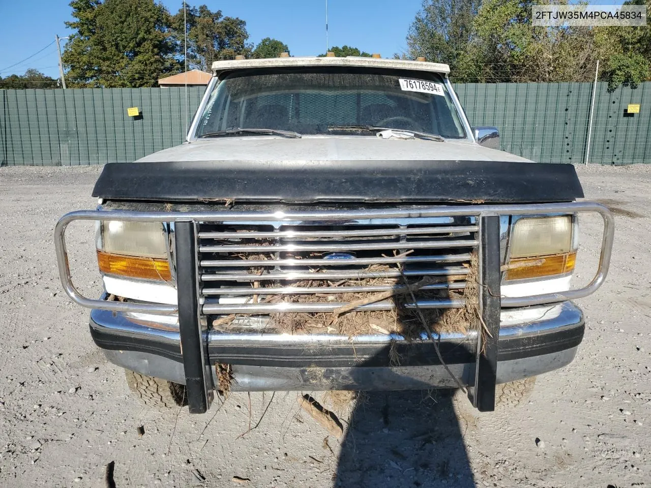 1993 Ford F350 VIN: 2FTJW35M4PCA45834 Lot: 76178594