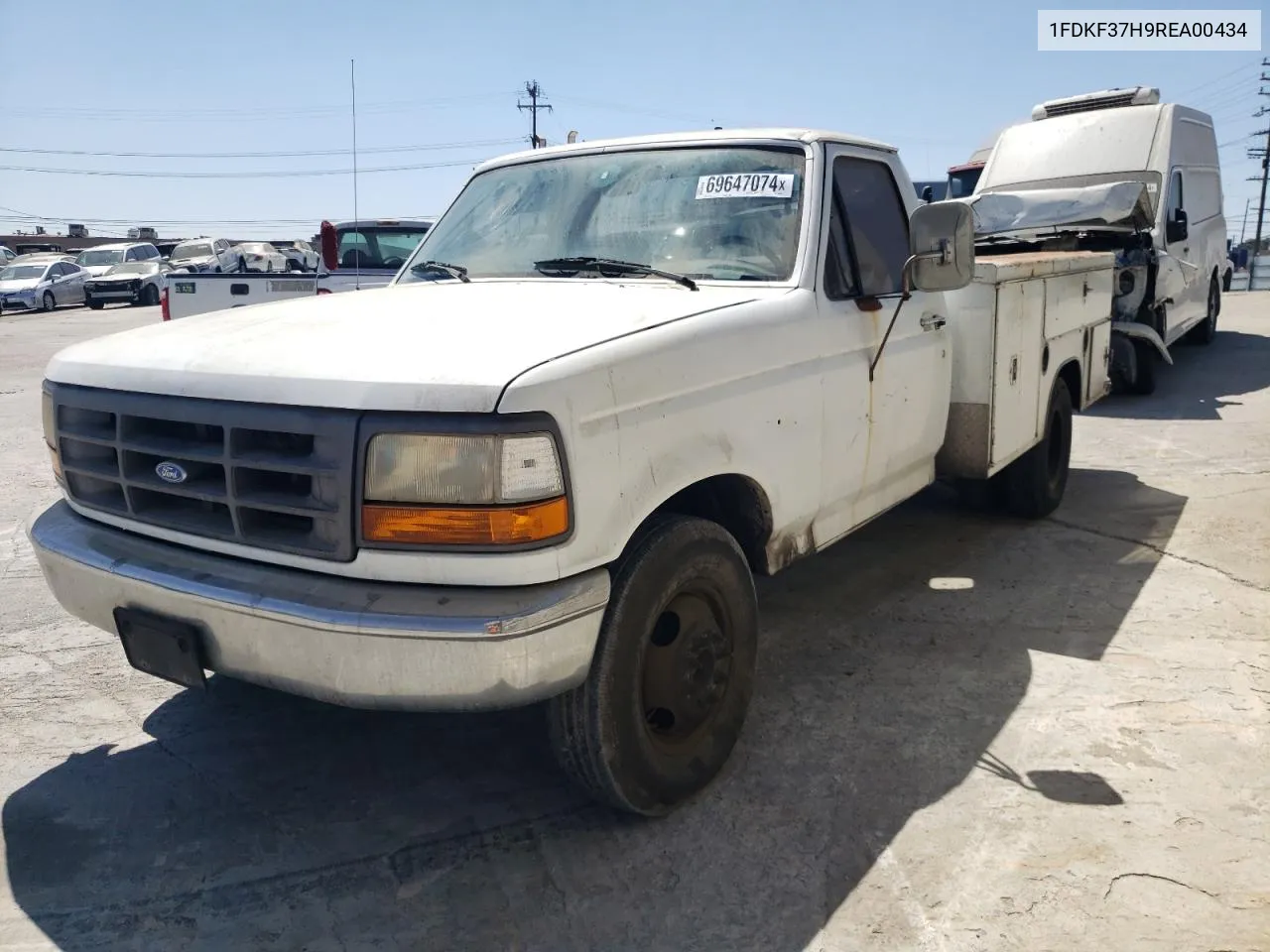 1994 Ford F350 VIN: 1FDKF37H9REA00434 Lot: 69647074