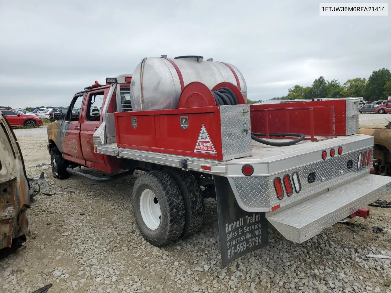 1994 Ford F350 VIN: 1FTJW36M0REA21414 Lot: 70947154