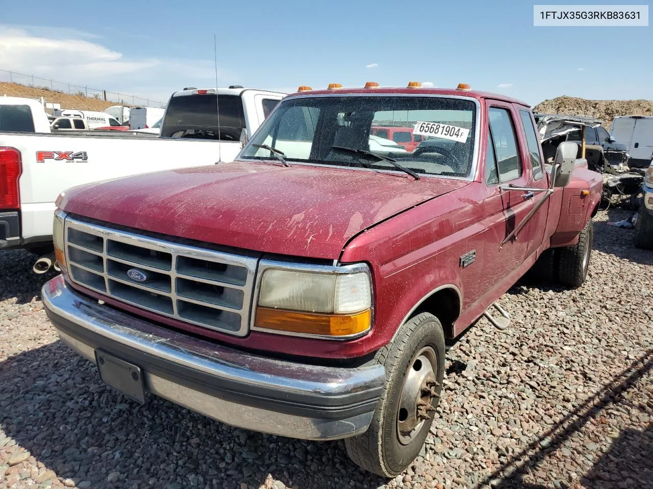 1994 Ford F350 VIN: 1FTJX35G3RKB83631 Lot: 71067294