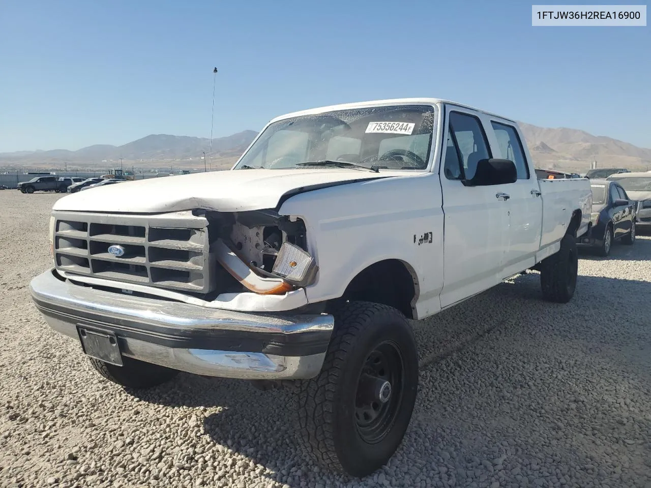 1994 Ford F350 VIN: 1FTJW36H2REA16900 Lot: 75356244