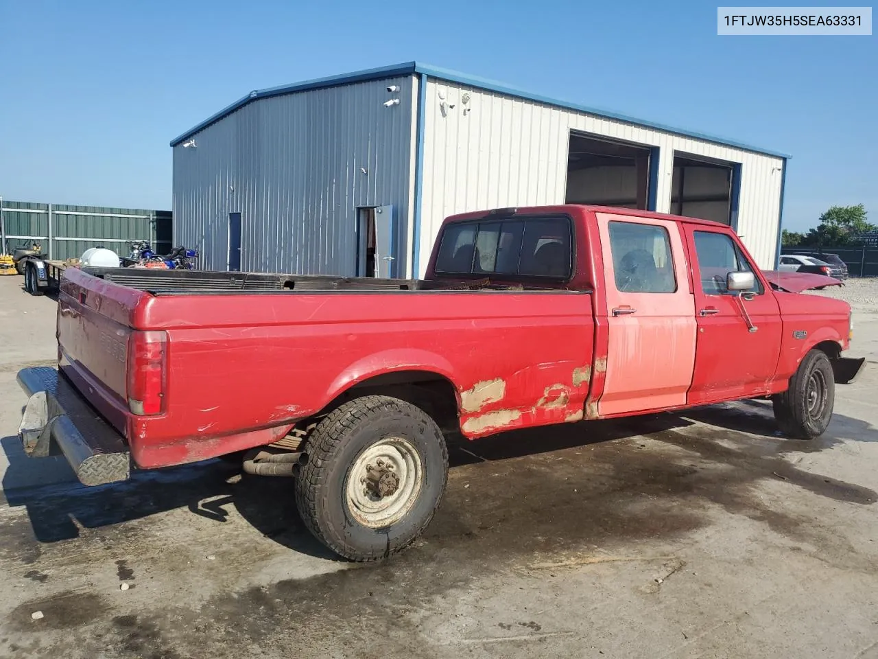 1995 Ford F350 VIN: 1FTJW35H5SEA63331 Lot: 65476394