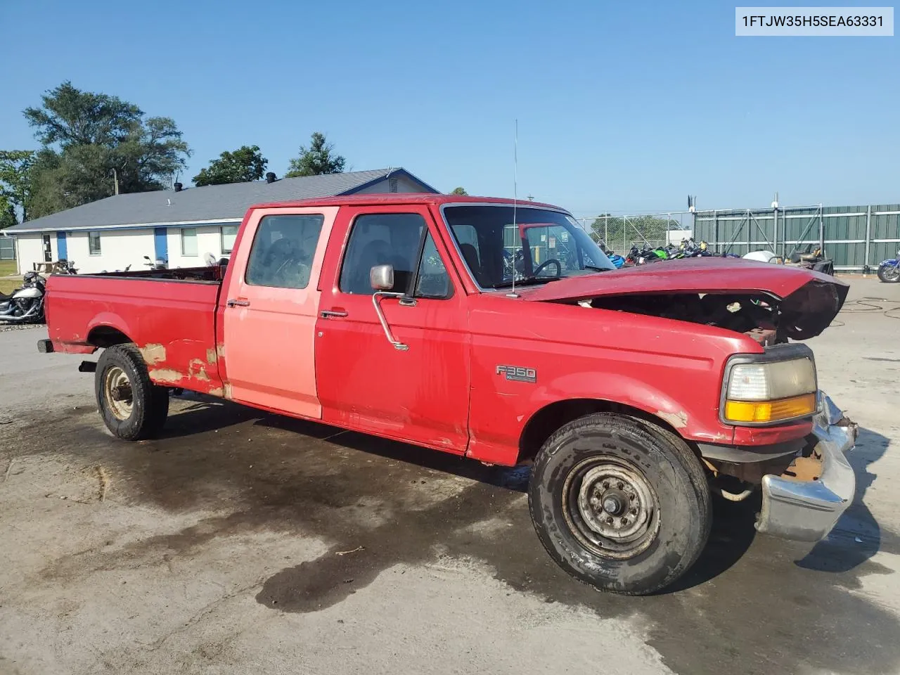 1995 Ford F350 VIN: 1FTJW35H5SEA63331 Lot: 65476394