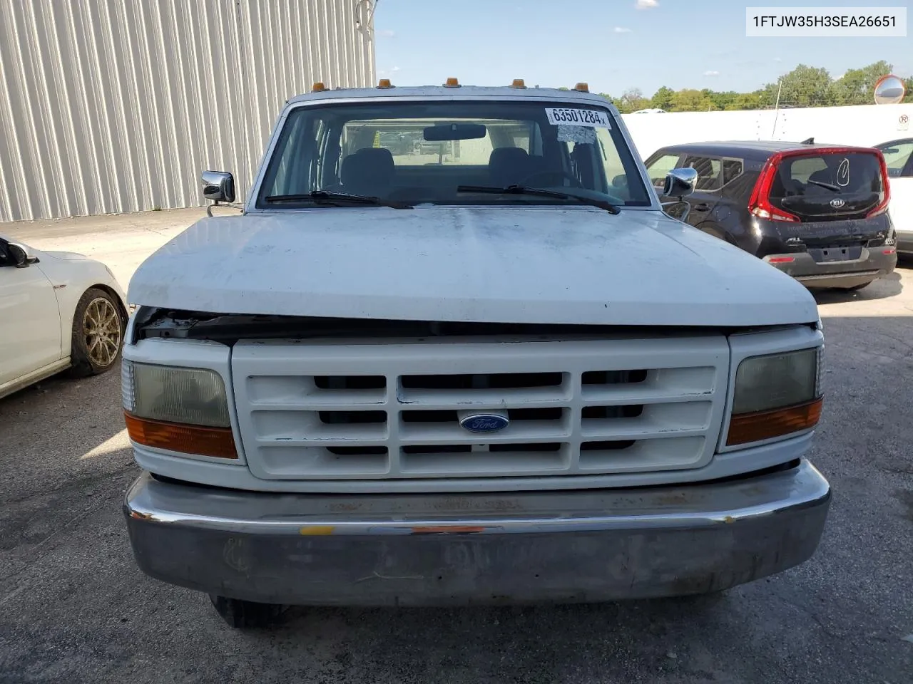 1995 Ford F350 VIN: 1FTJW35H3SEA26651 Lot: 72149904