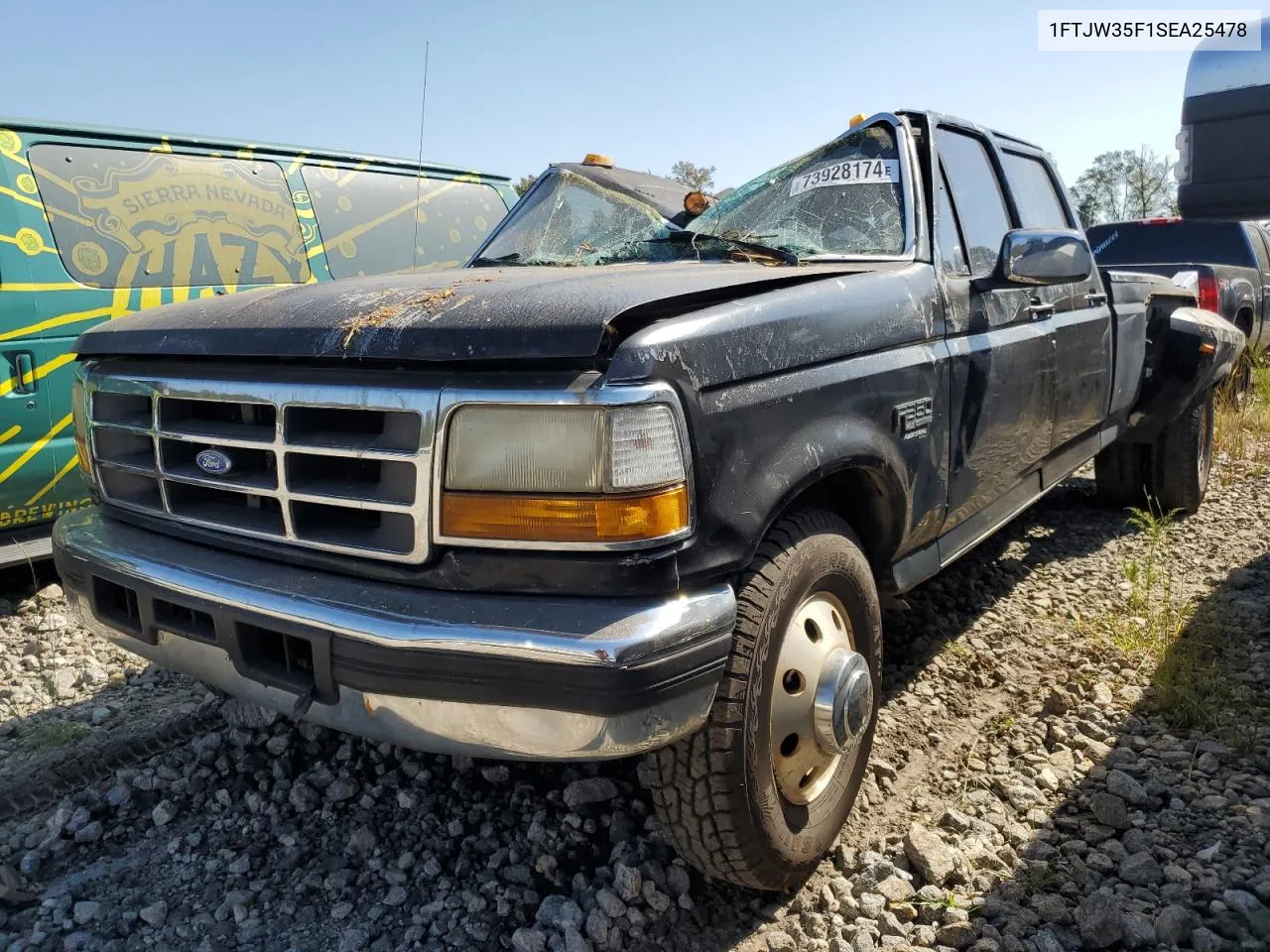 1995 Ford F350 VIN: 1FTJW35F1SEA25478 Lot: 73928174