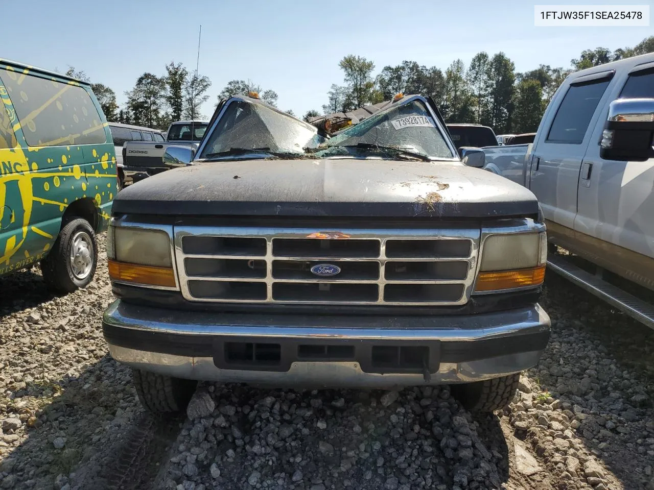 1995 Ford F350 VIN: 1FTJW35F1SEA25478 Lot: 73928174