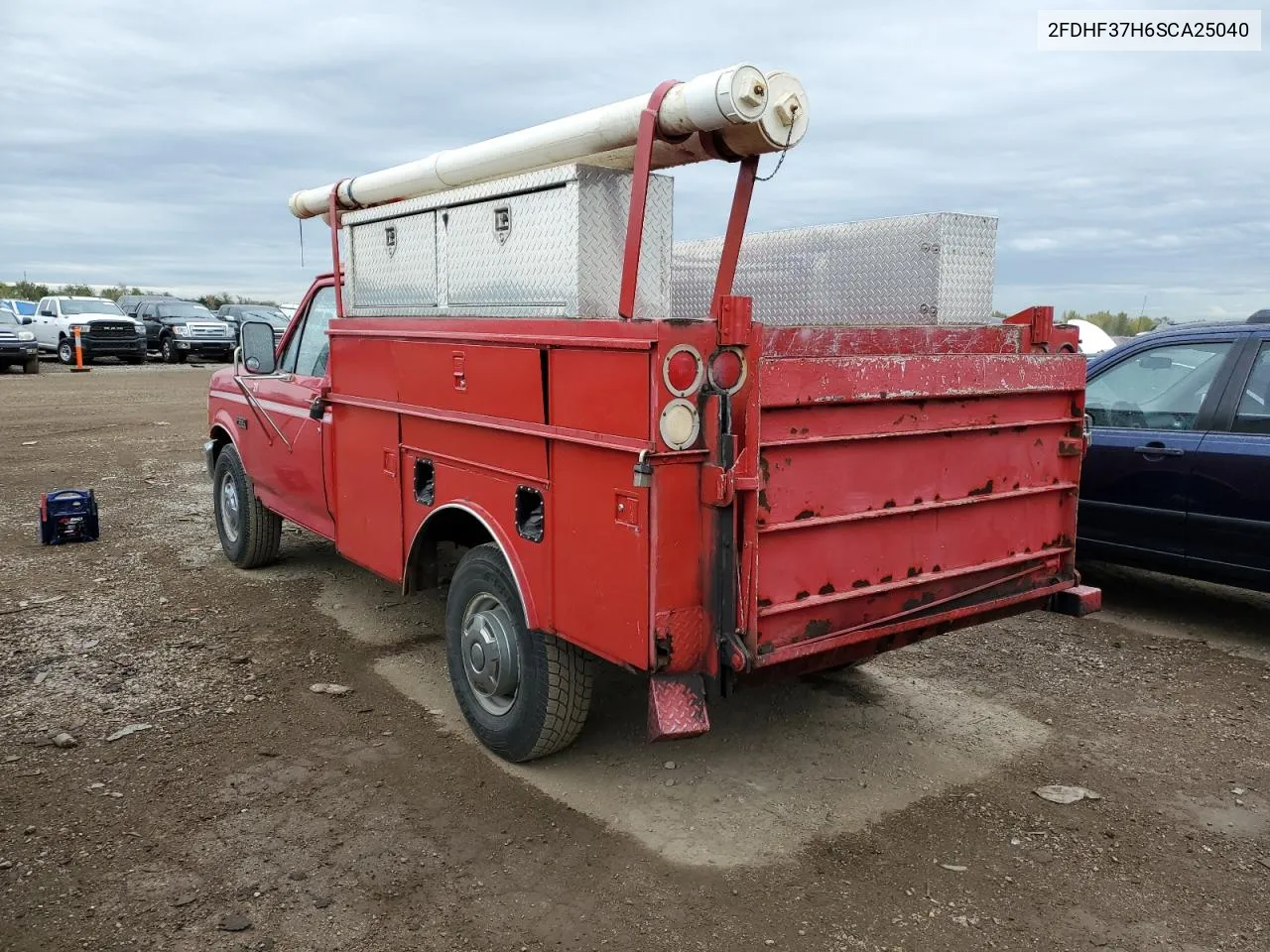 1995 Ford F350 VIN: 2FDHF37H6SCA25040 Lot: 74340124