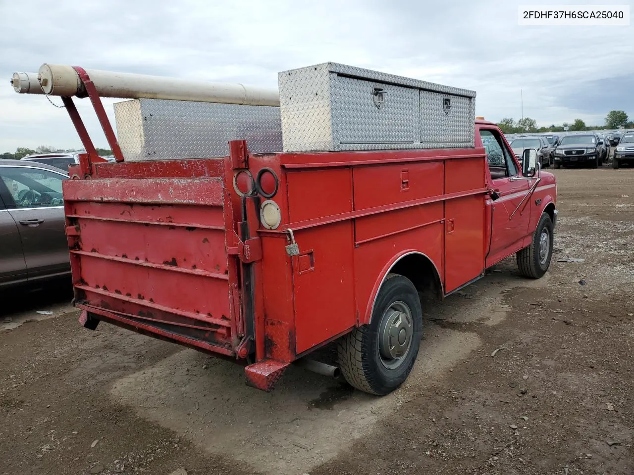 1995 Ford F350 VIN: 2FDHF37H6SCA25040 Lot: 74340124