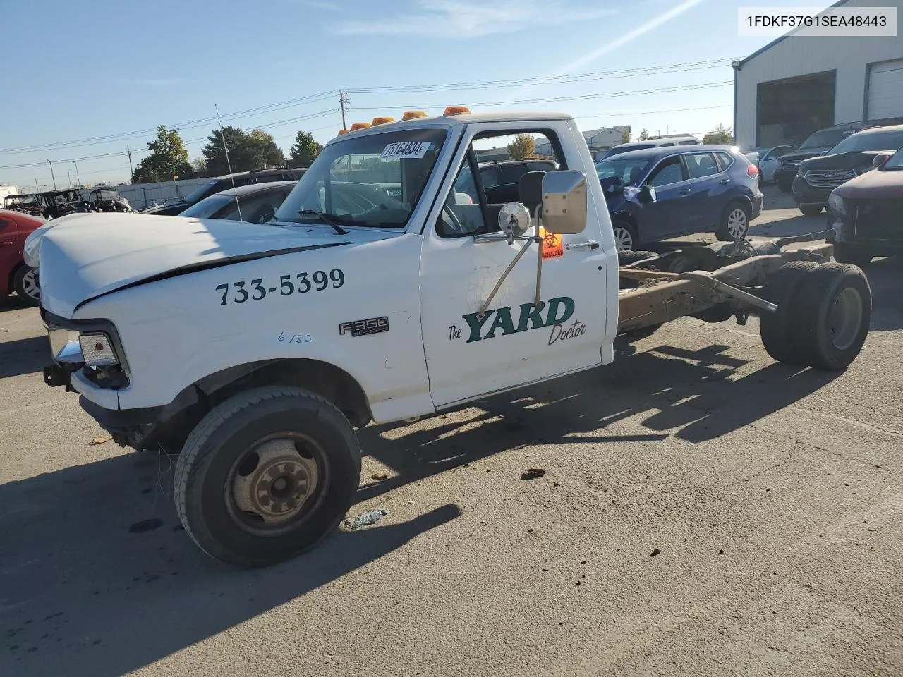 1995 Ford F350 VIN: 1FDKF37G1SEA48443 Lot: 75164834