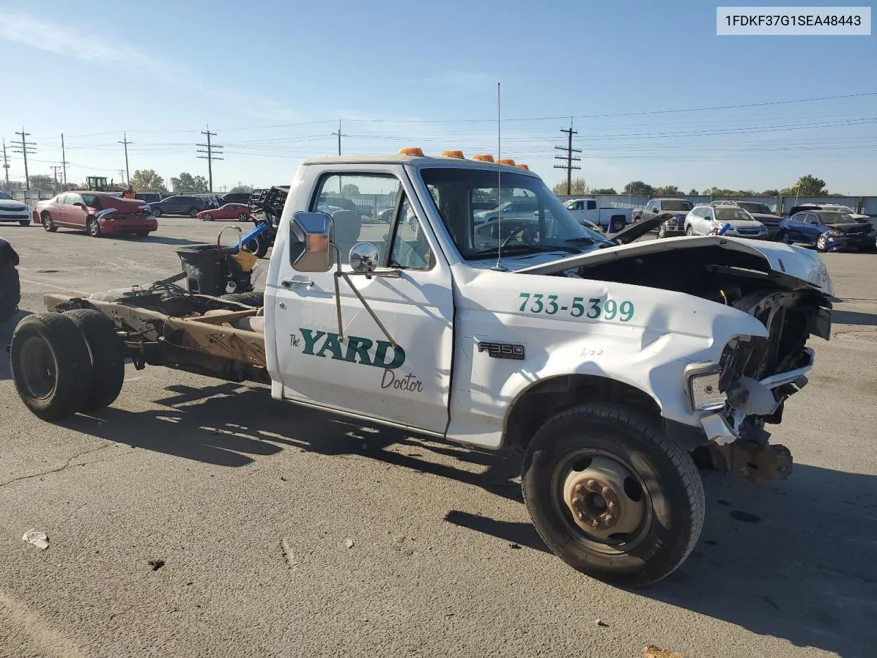 1995 Ford F350 VIN: 1FDKF37G1SEA48443 Lot: 75164834