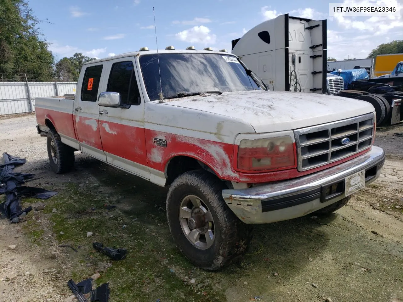 1995 Ford F350 VIN: 1FTJW36F9SEA23346 Lot: 75330444