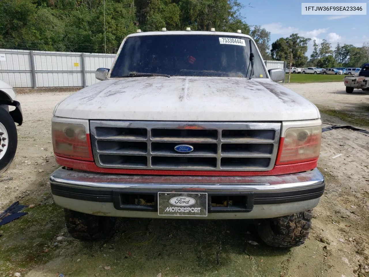 1995 Ford F350 VIN: 1FTJW36F9SEA23346 Lot: 75330444