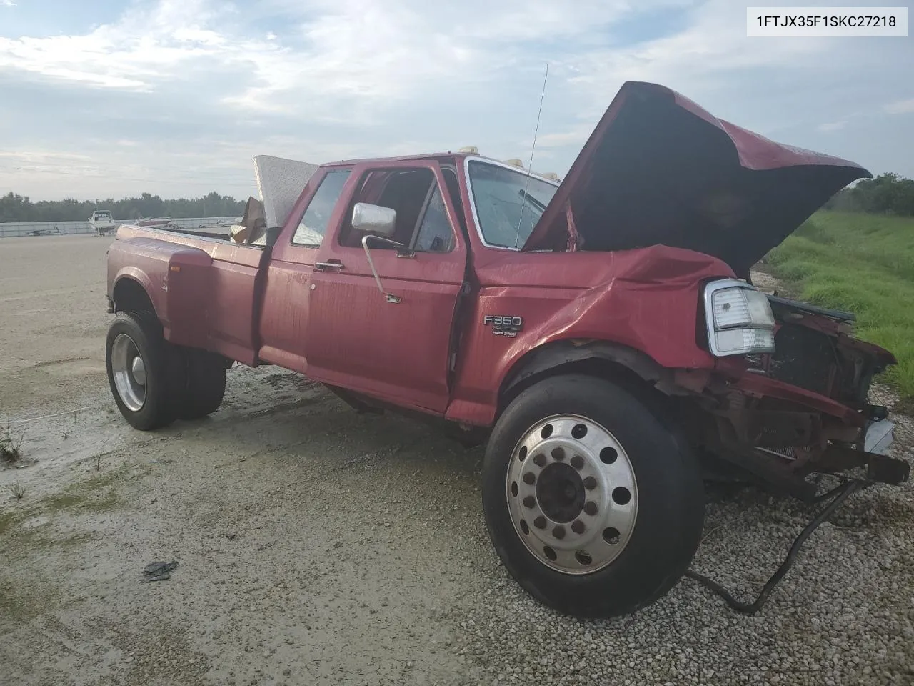 1995 Ford F350 VIN: 1FTJX35F1SKC27218 Lot: 76398194