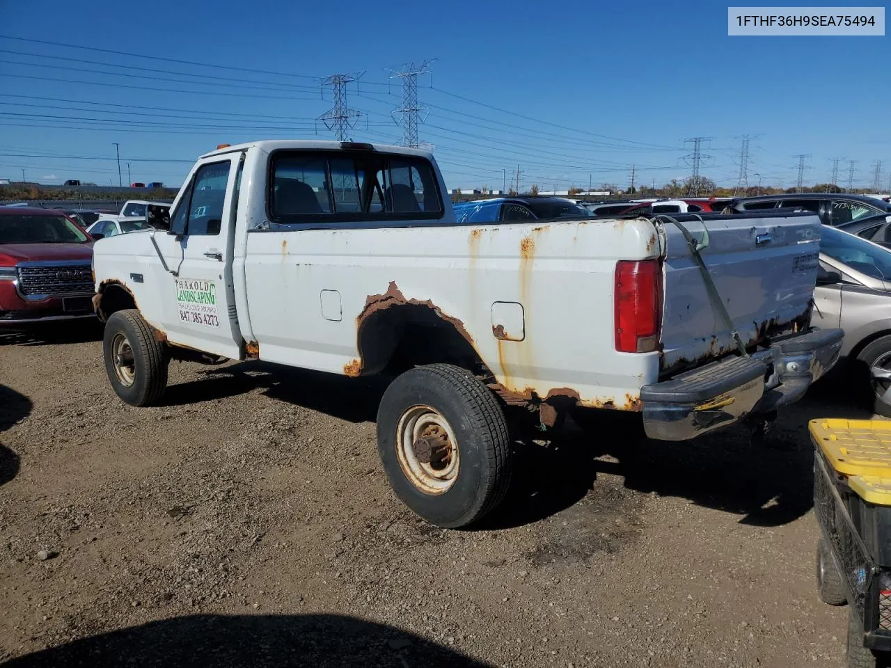 1995 Ford F350 VIN: 1FTHF36H9SEA75494 Lot: 77542774