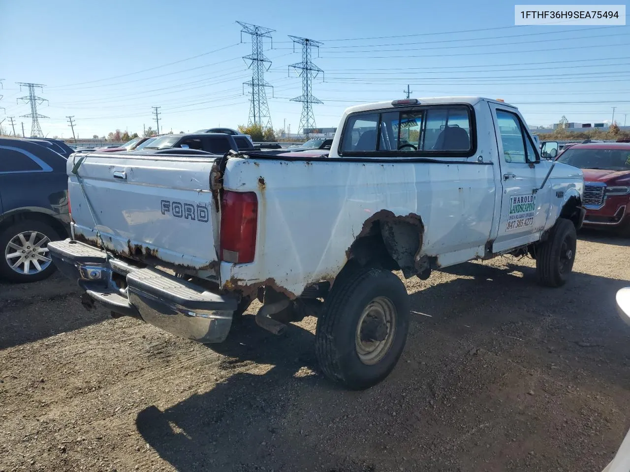 1995 Ford F350 VIN: 1FTHF36H9SEA75494 Lot: 77542774