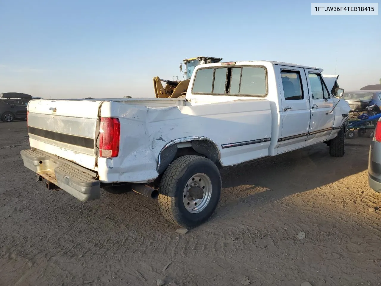 1996 Ford F350 VIN: 1FTJW36F4TEB18415 Lot: 73421644