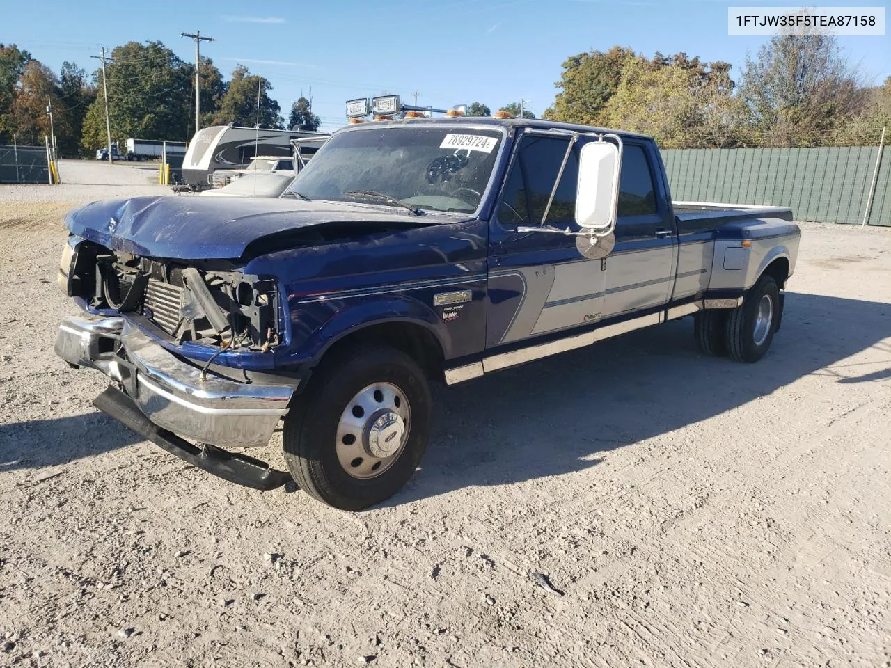 1996 Ford F350 VIN: 1FTJW35F5TEA87158 Lot: 76929724