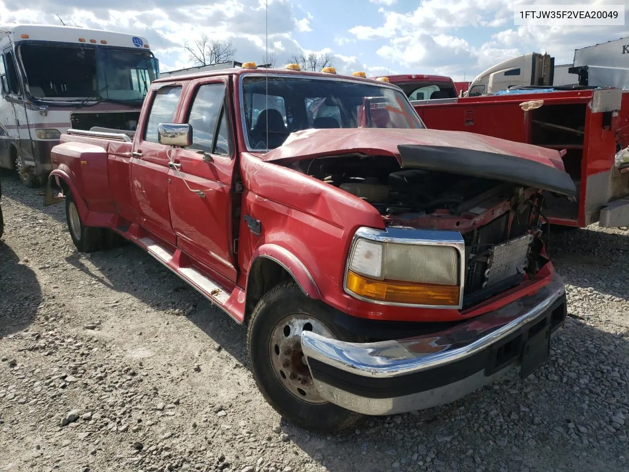 1997 Ford F350 VIN: 1FTJW35F2VEA20049 Lot: 42032844