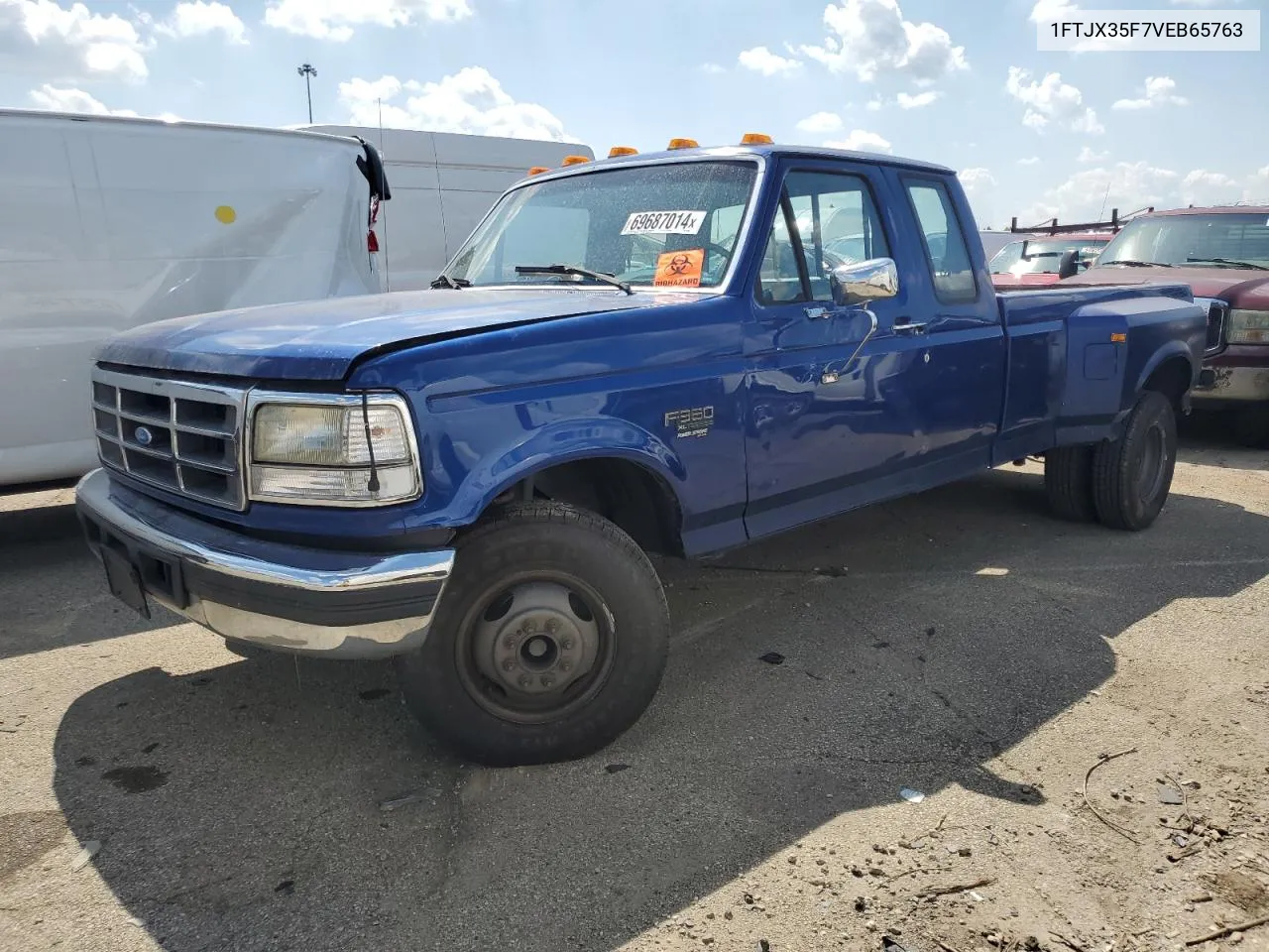 1997 Ford F350 VIN: 1FTJX35F7VEB65763 Lot: 69687014