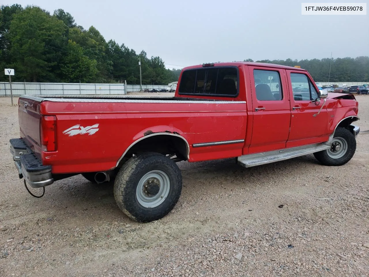 1997 Ford F350 VIN: 1FTJW36F4VEB59078 Lot: 70272014