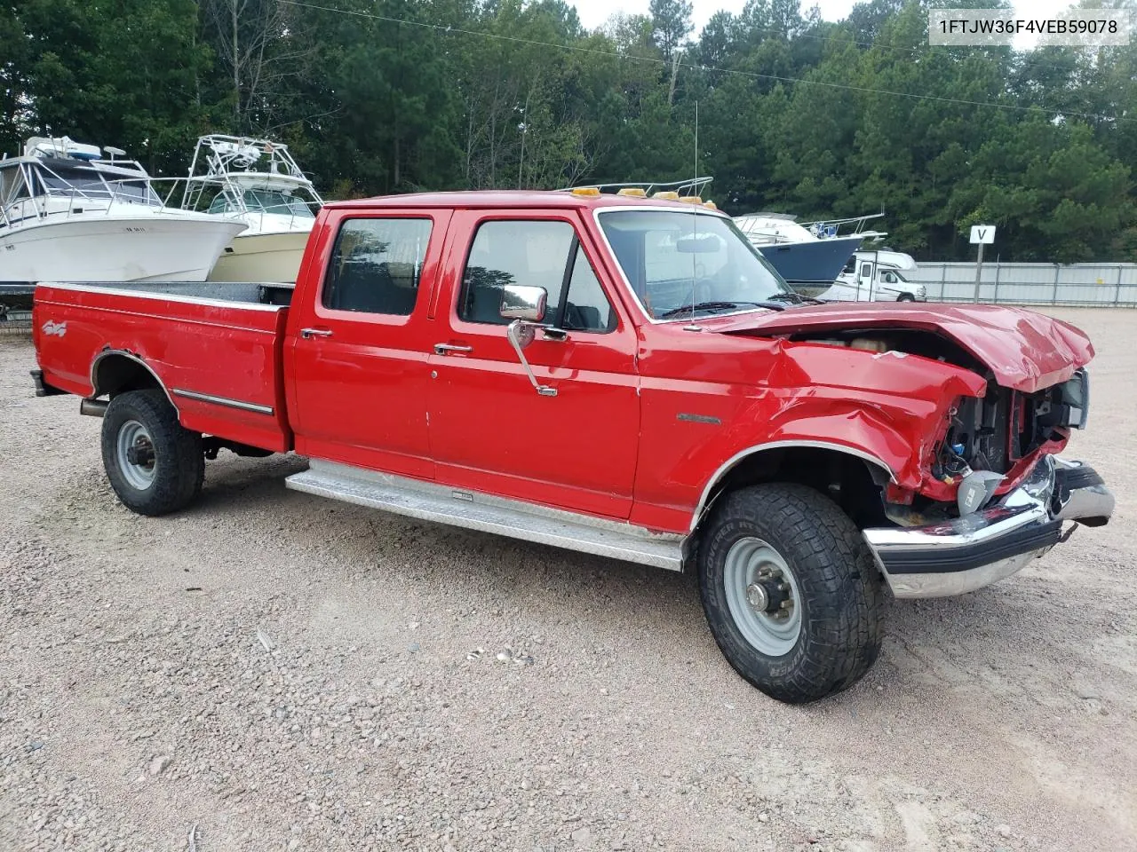 1997 Ford F350 VIN: 1FTJW36F4VEB59078 Lot: 70272014