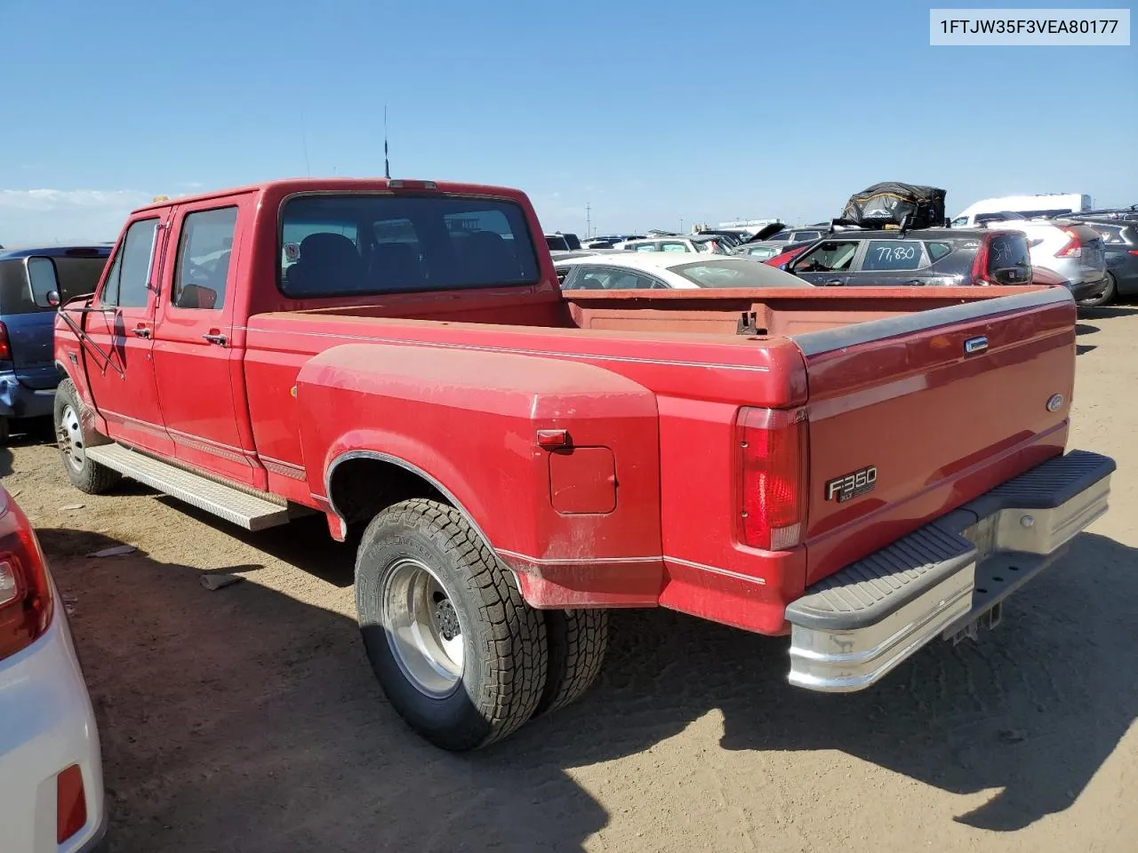 1997 Ford F350 VIN: 1FTJW35F3VEA80177 Lot: 72722524