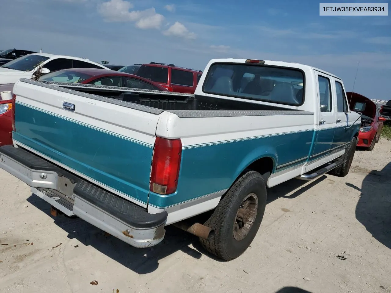 1997 Ford F350 VIN: 1FTJW35FXVEA83934 Lot: 74520574