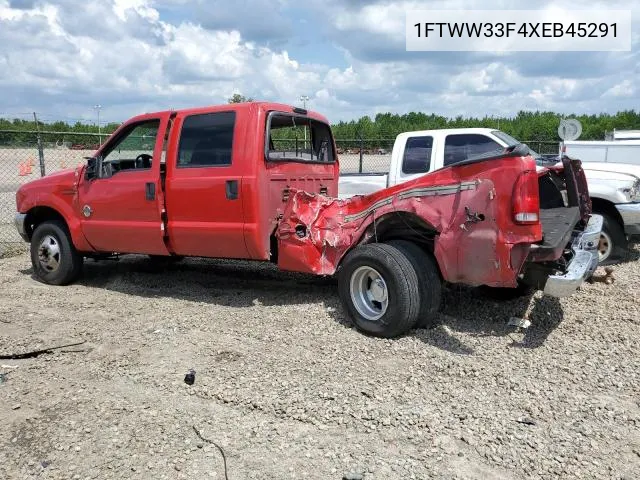 1999 Ford F350 Super Duty VIN: 1FTWW33F4XEB45291 Lot: 63070874