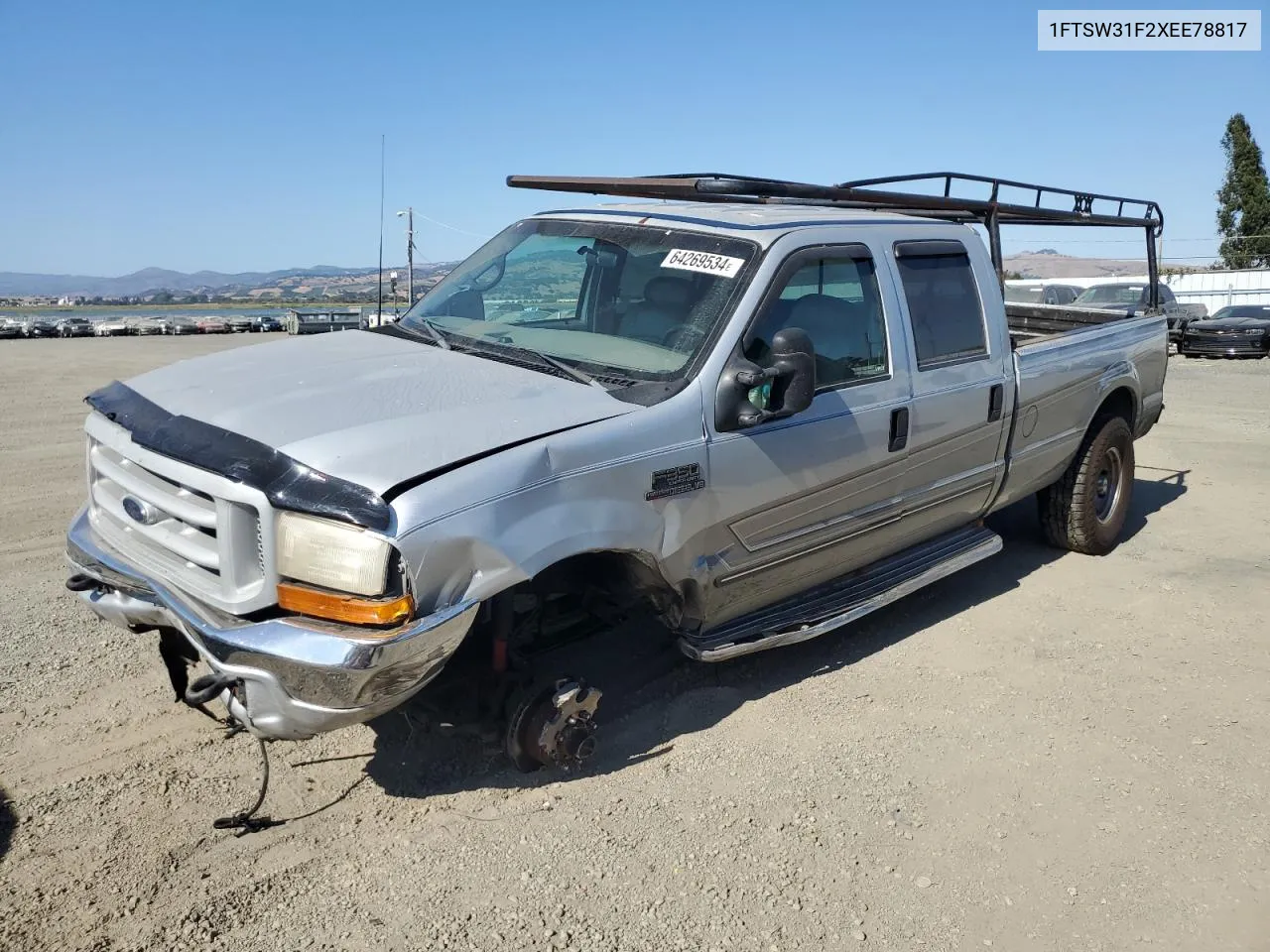 1999 Ford F350 Srw Super Duty VIN: 1FTSW31F2XEE78817 Lot: 64269534