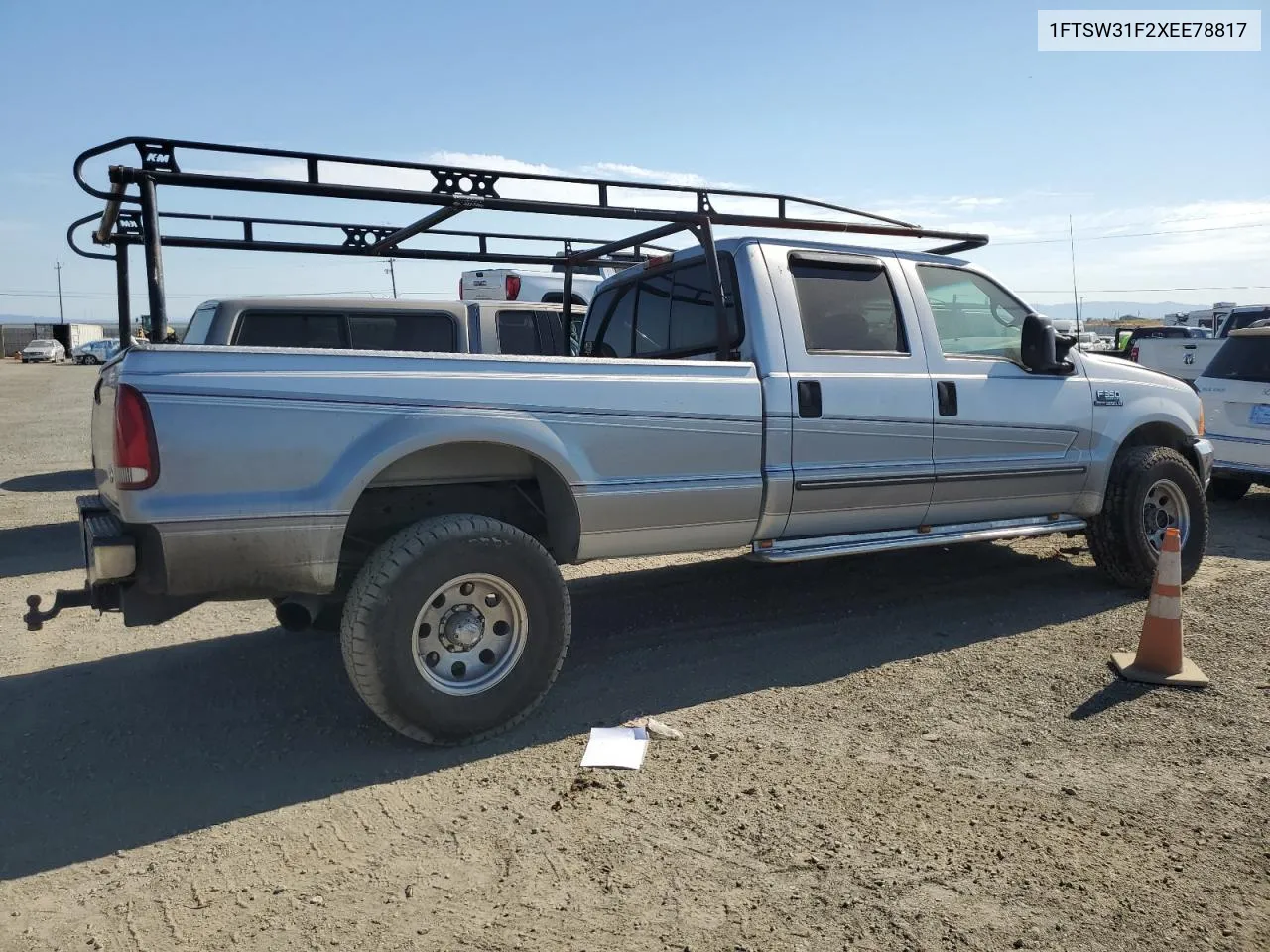 1999 Ford F350 Srw Super Duty VIN: 1FTSW31F2XEE78817 Lot: 64269534