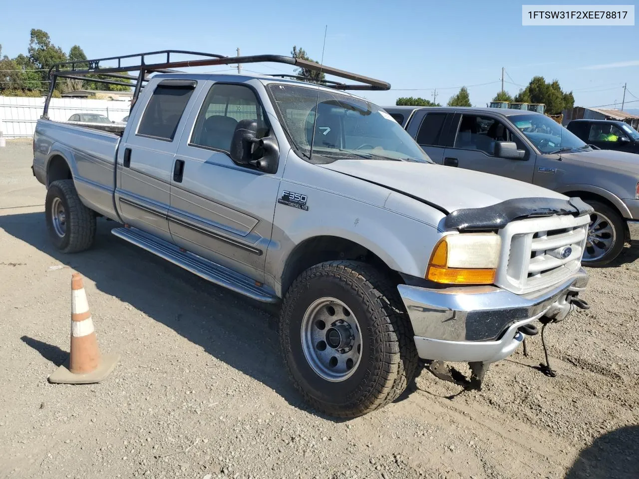 1999 Ford F350 Srw Super Duty VIN: 1FTSW31F2XEE78817 Lot: 64269534