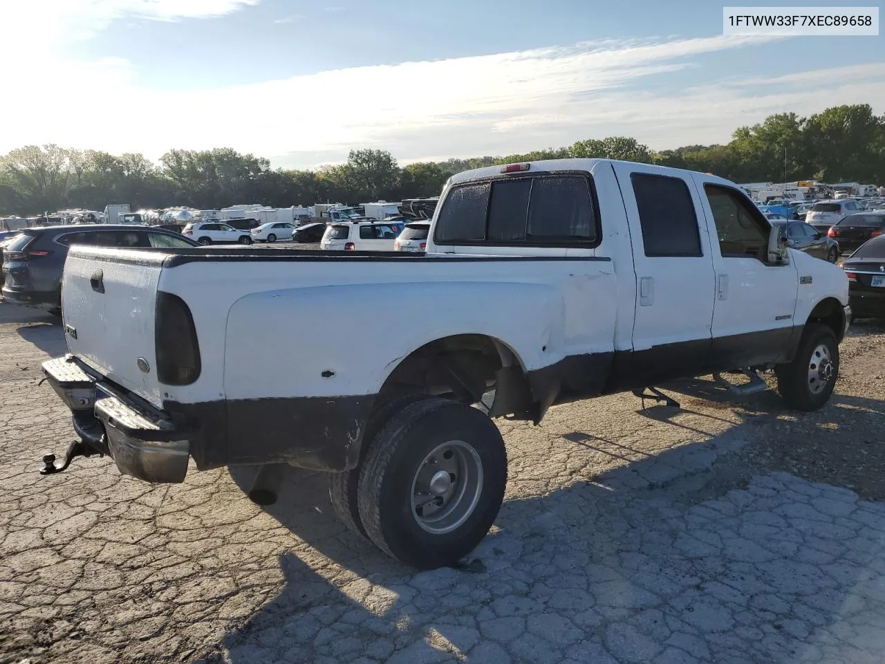 1999 Ford F350 Super Duty VIN: 1FTWW33F7XEC89658 Lot: 69411054