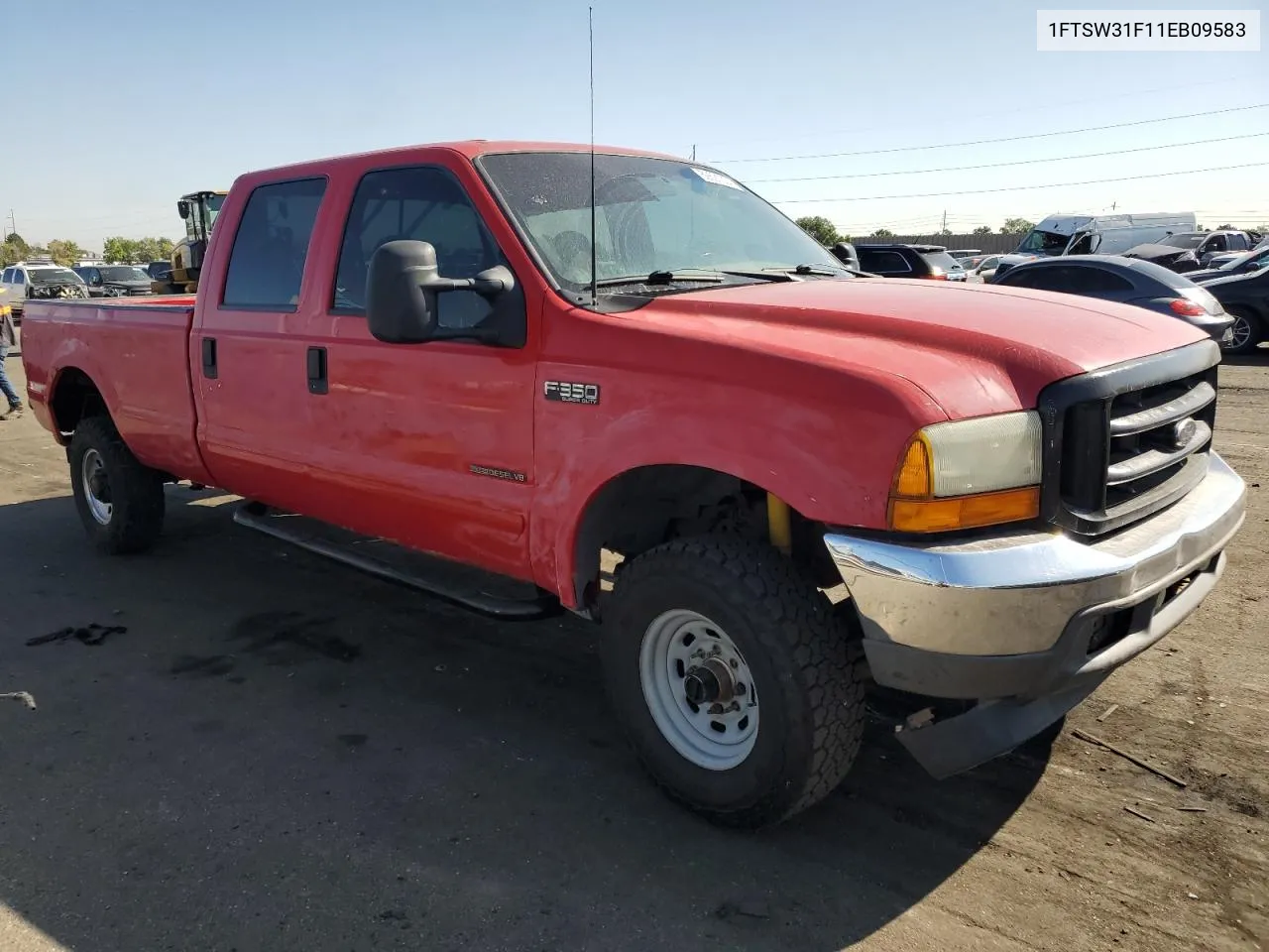 1999 Ford F350 Srw Super Duty VIN: 1FTSW31F11EB09583 Lot: 69521004