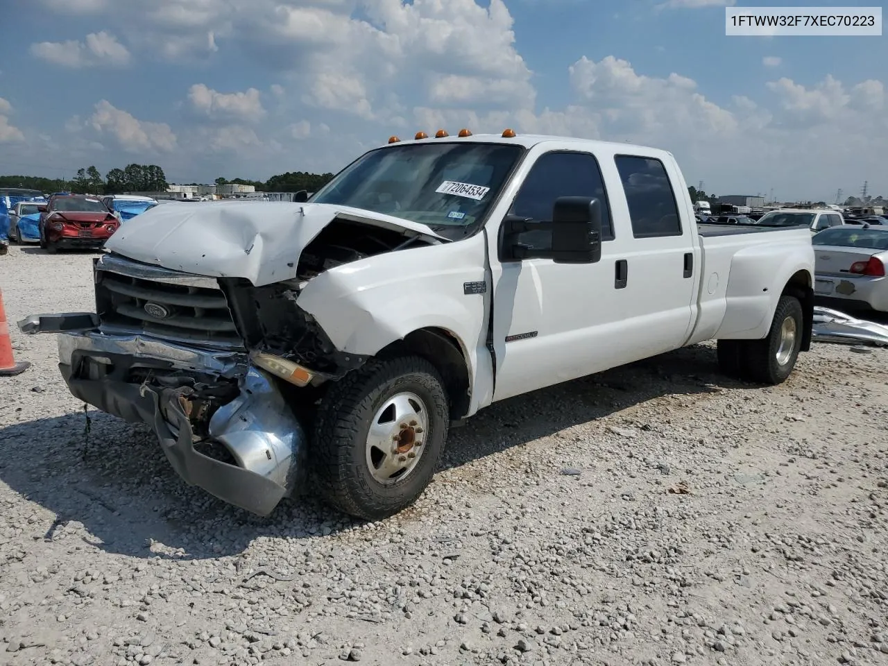 1999 Ford F350 Super Duty VIN: 1FTWW32F7XEC70223 Lot: 72064534