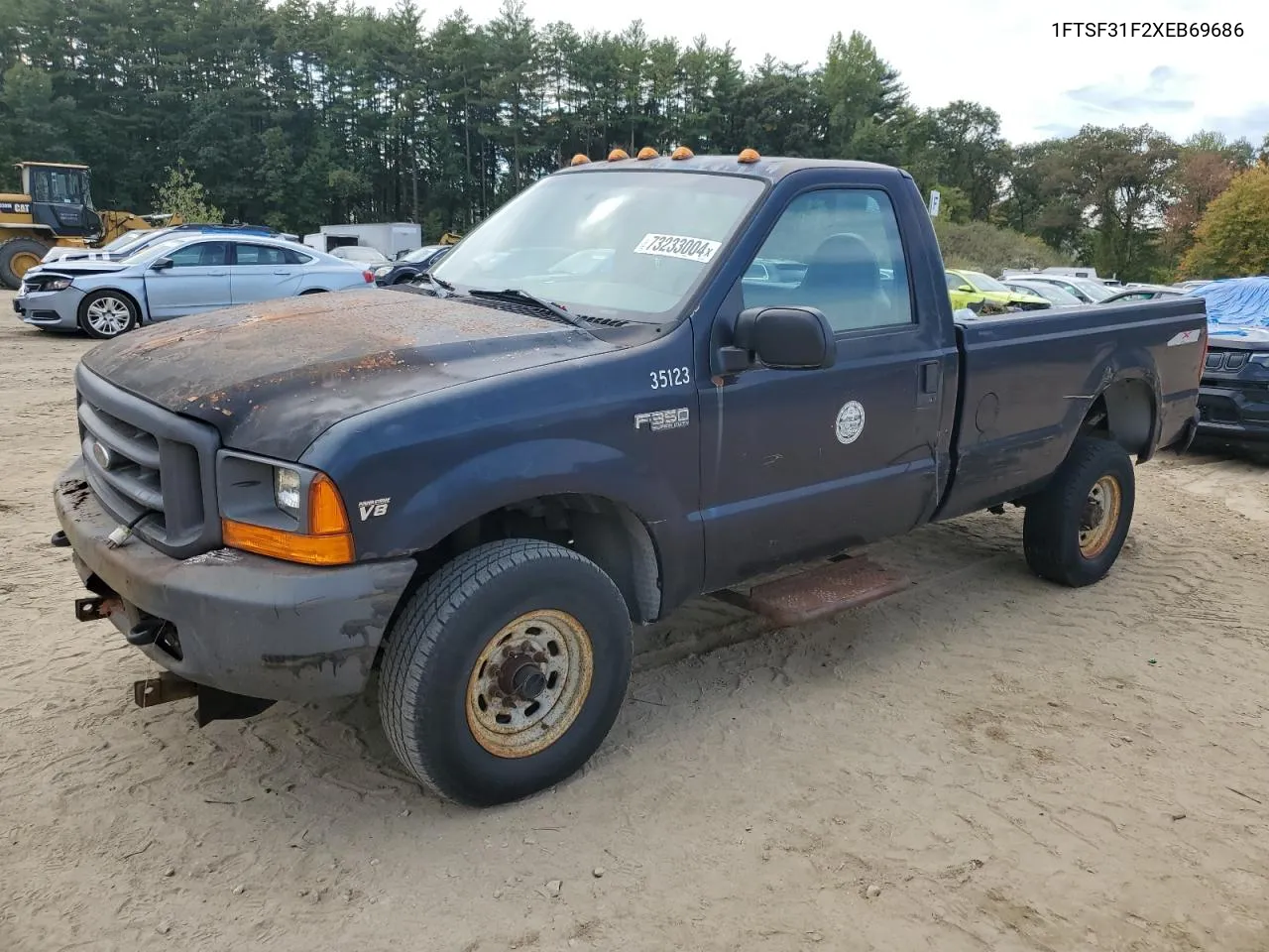 1999 Ford F350 Srw Super Duty VIN: 1FTSF31F2XEB69686 Lot: 73233004