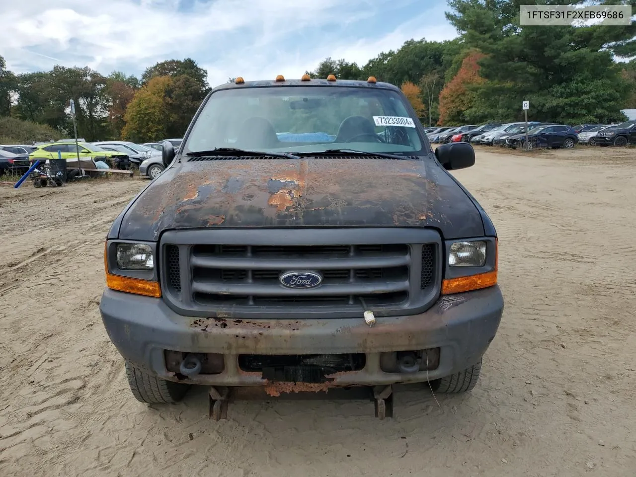 1999 Ford F350 Srw Super Duty VIN: 1FTSF31F2XEB69686 Lot: 73233004