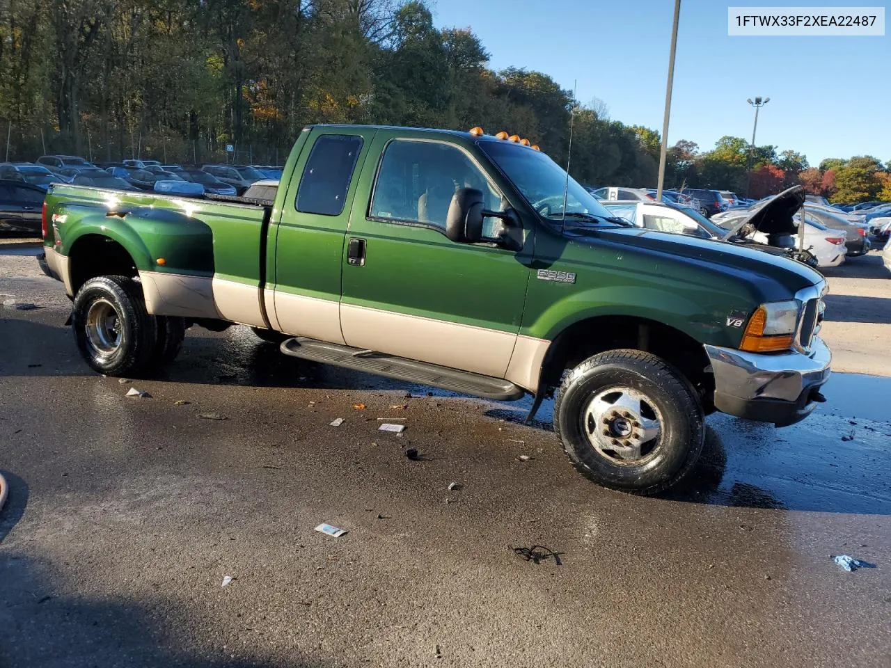 1999 Ford F350 Super Duty VIN: 1FTWX33F2XEA22487 Lot: 73292574