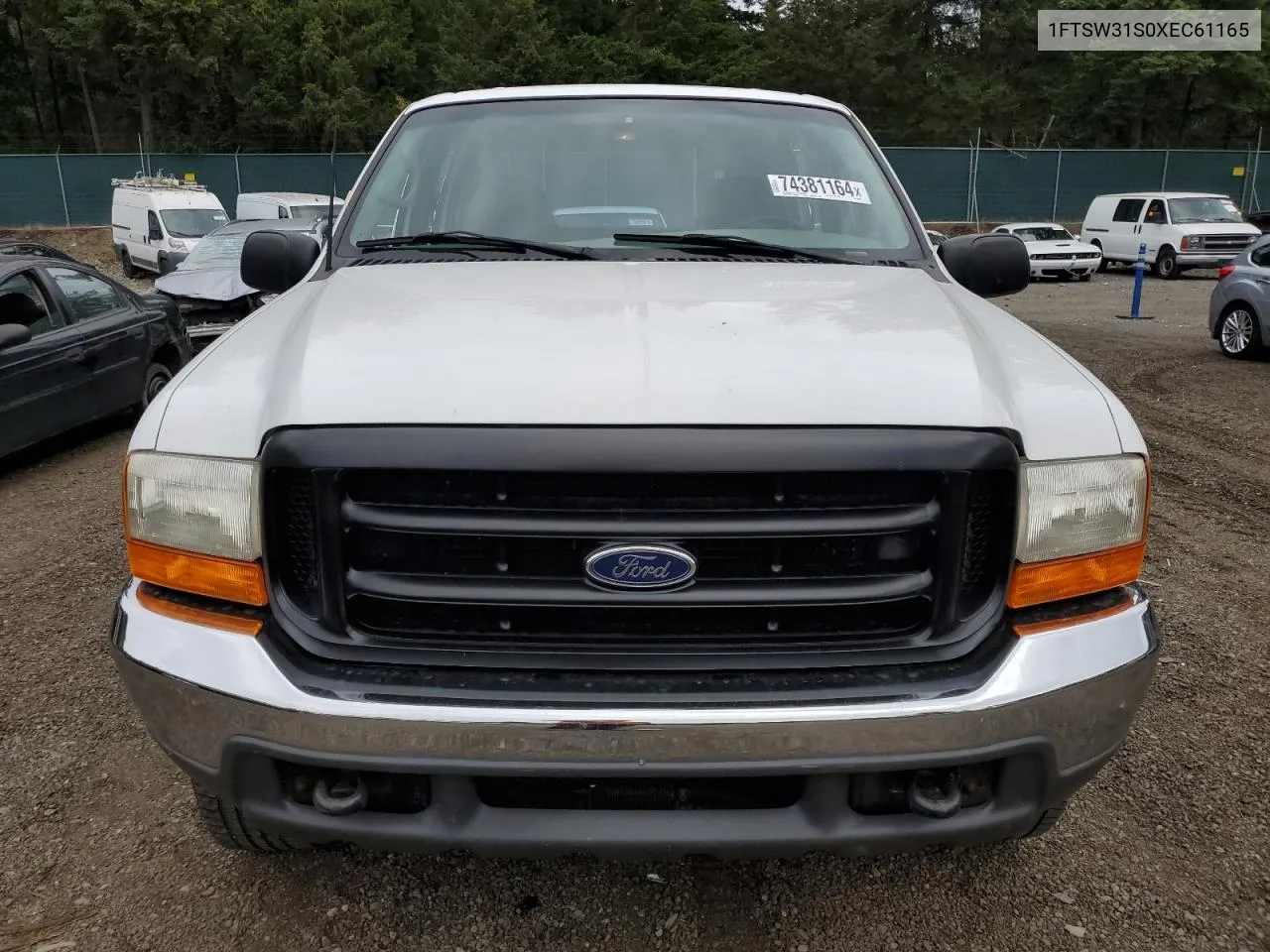 1999 Ford F350 Srw Super Duty VIN: 1FTSW31S0XEC61165 Lot: 74381164