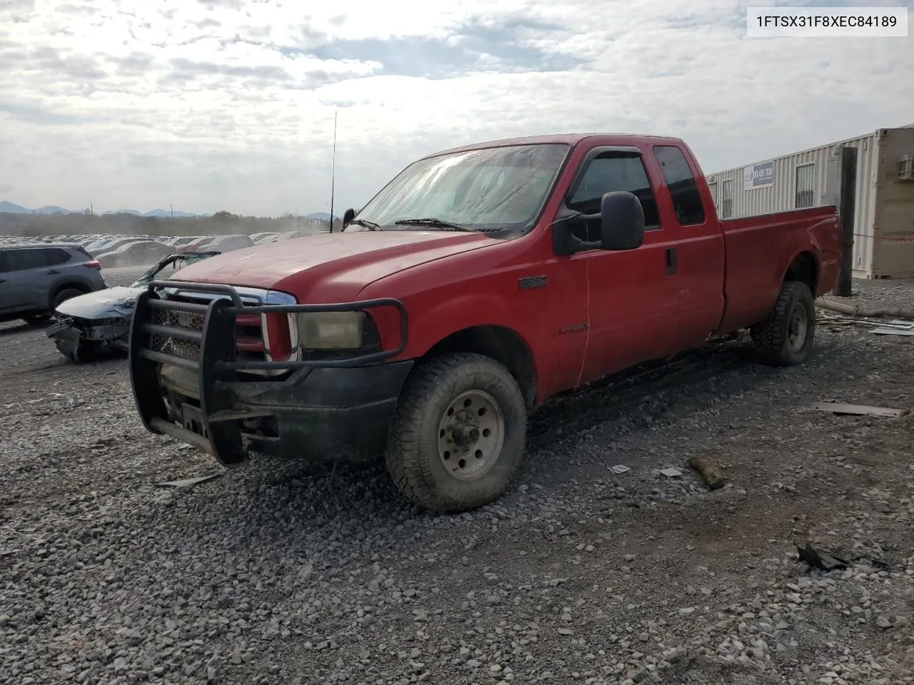 1999 Ford F350 Srw Super Duty VIN: 1FTSX31F8XEC84189 Lot: 74439914