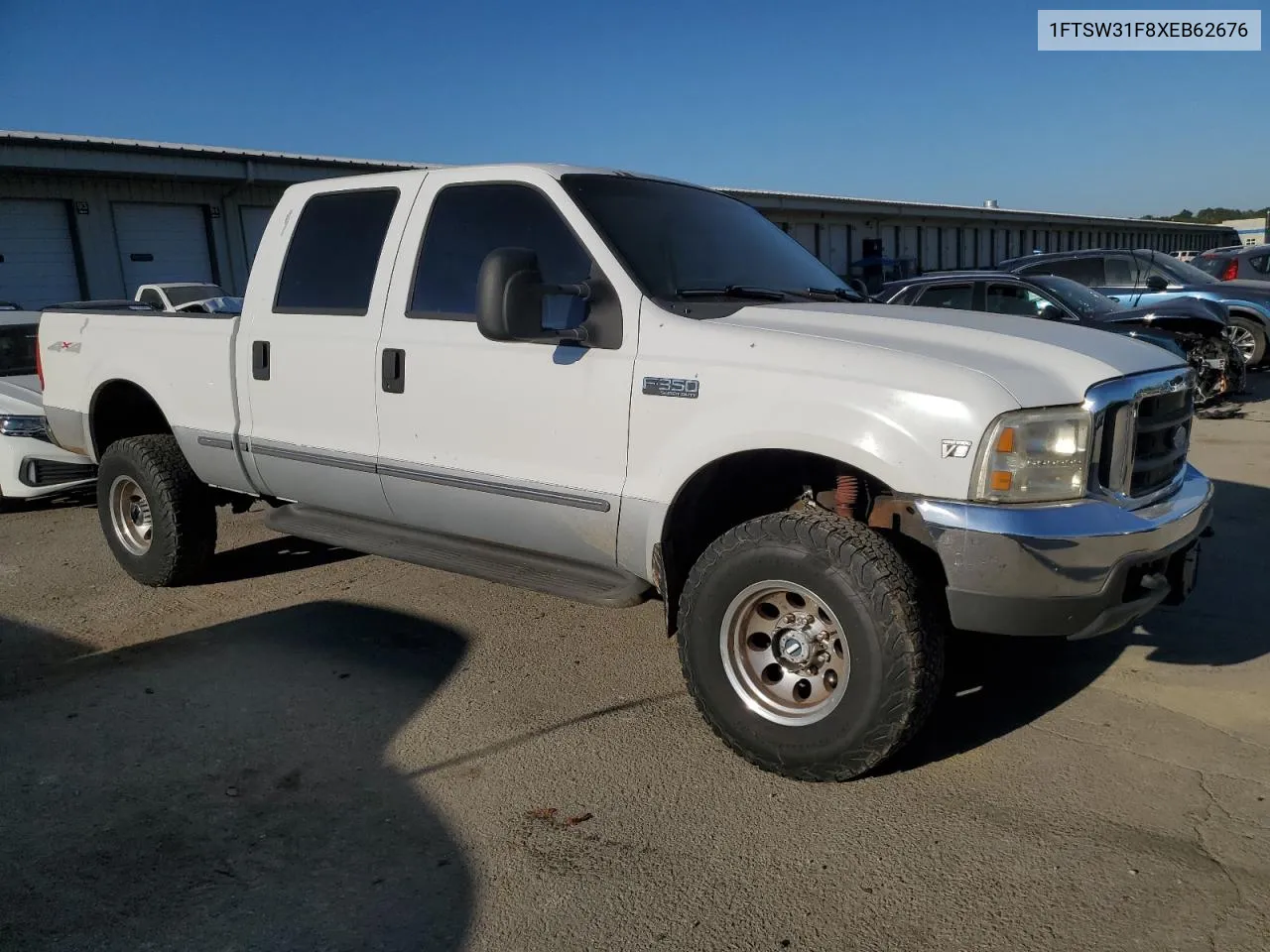 1999 Ford F350 Srw Super Duty VIN: 1FTSW31F8XEB62676 Lot: 75003544