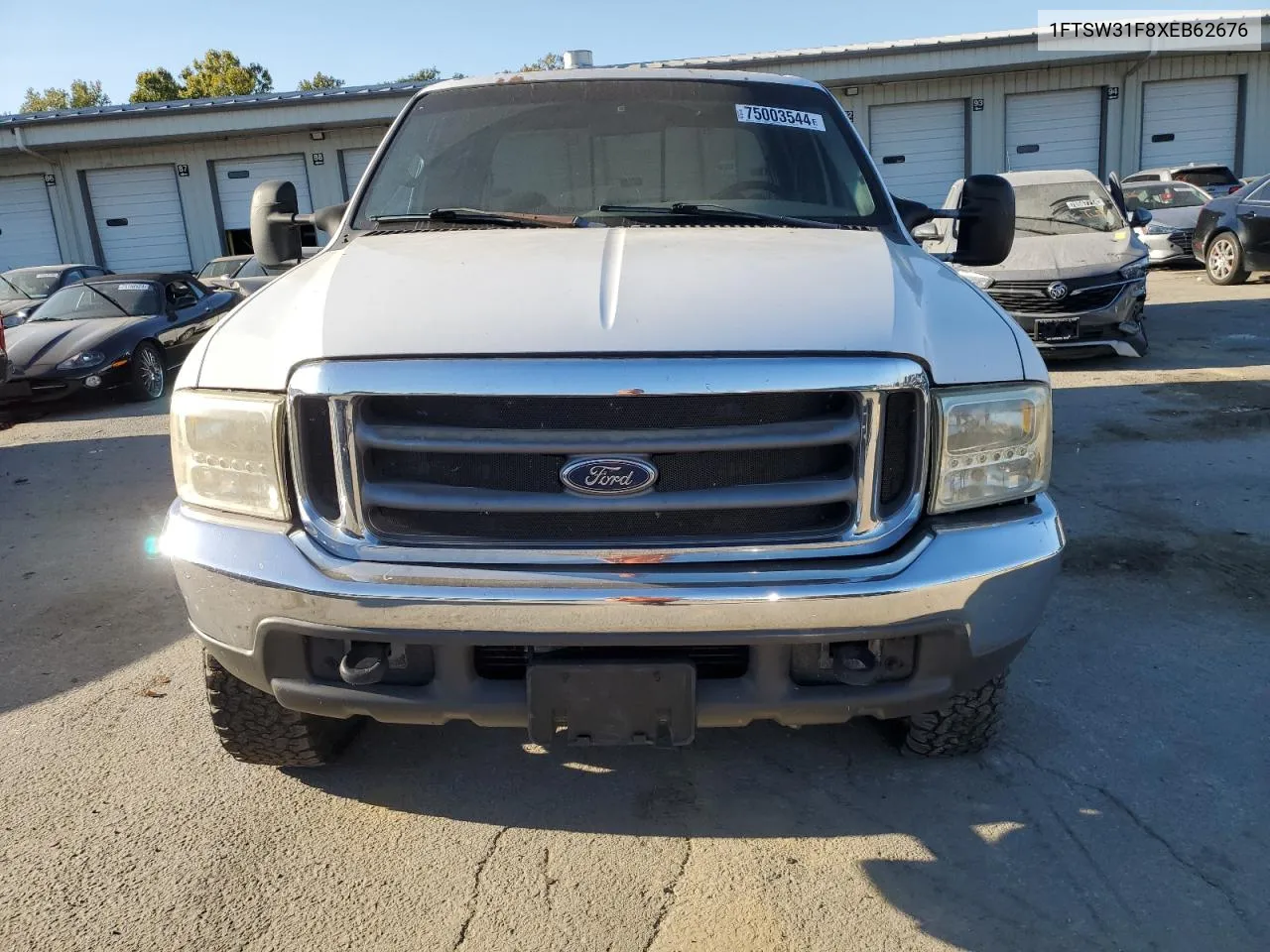 1999 Ford F350 Srw Super Duty VIN: 1FTSW31F8XEB62676 Lot: 75003544